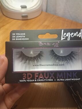 The Creme Shop Legend 3D Faux Mink Lashes - Black 5 Sets